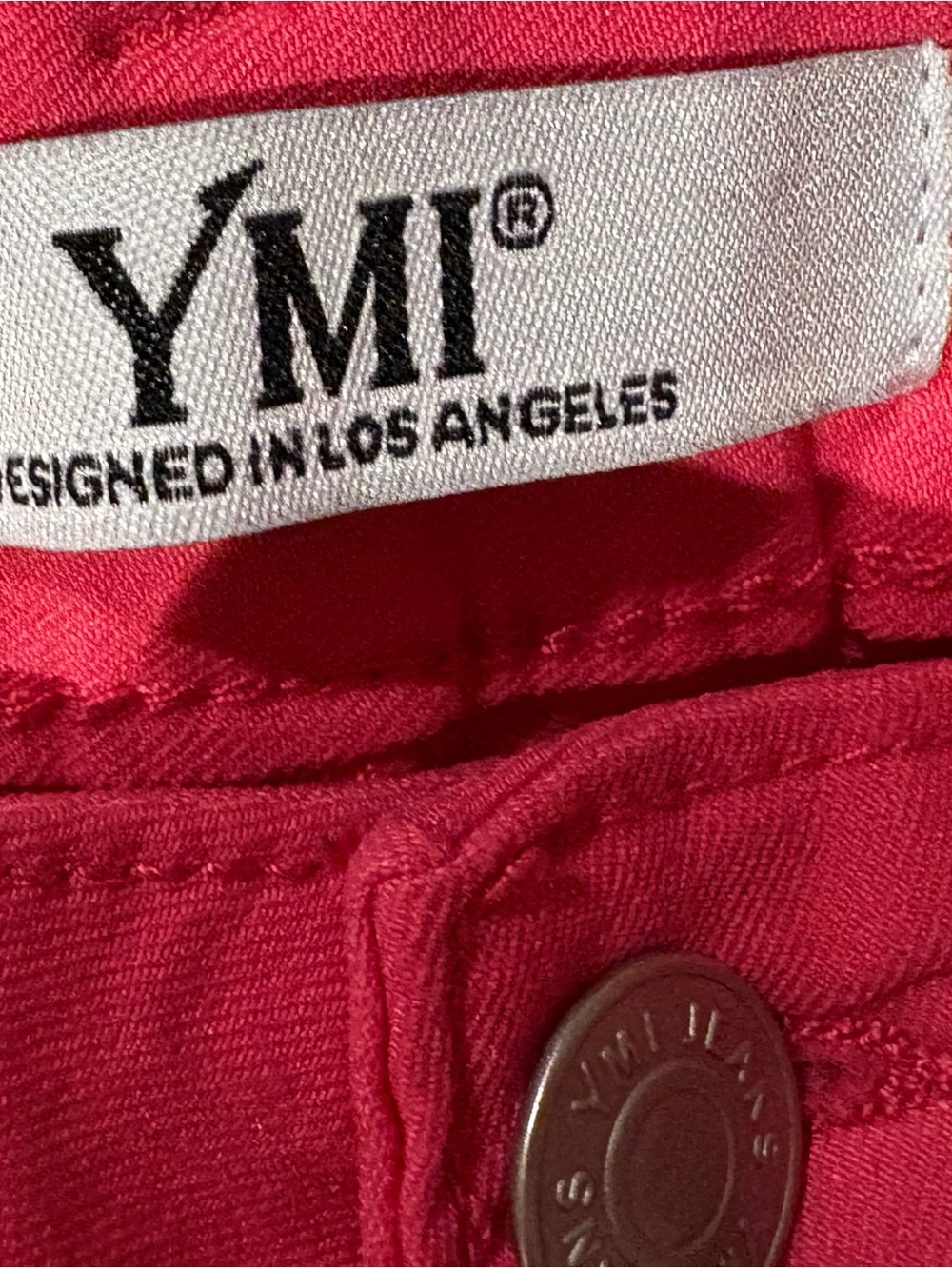 YMI Hot Pink Mid-Rise Denim Pants